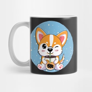 Corgi Boba Tea Bubble Mug